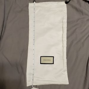 Gucci drawstring dustbag